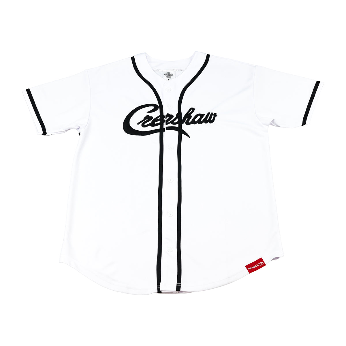 Unisex Button Down Plain Red Stripe Baseball Jerseys | YoungSpeeds
