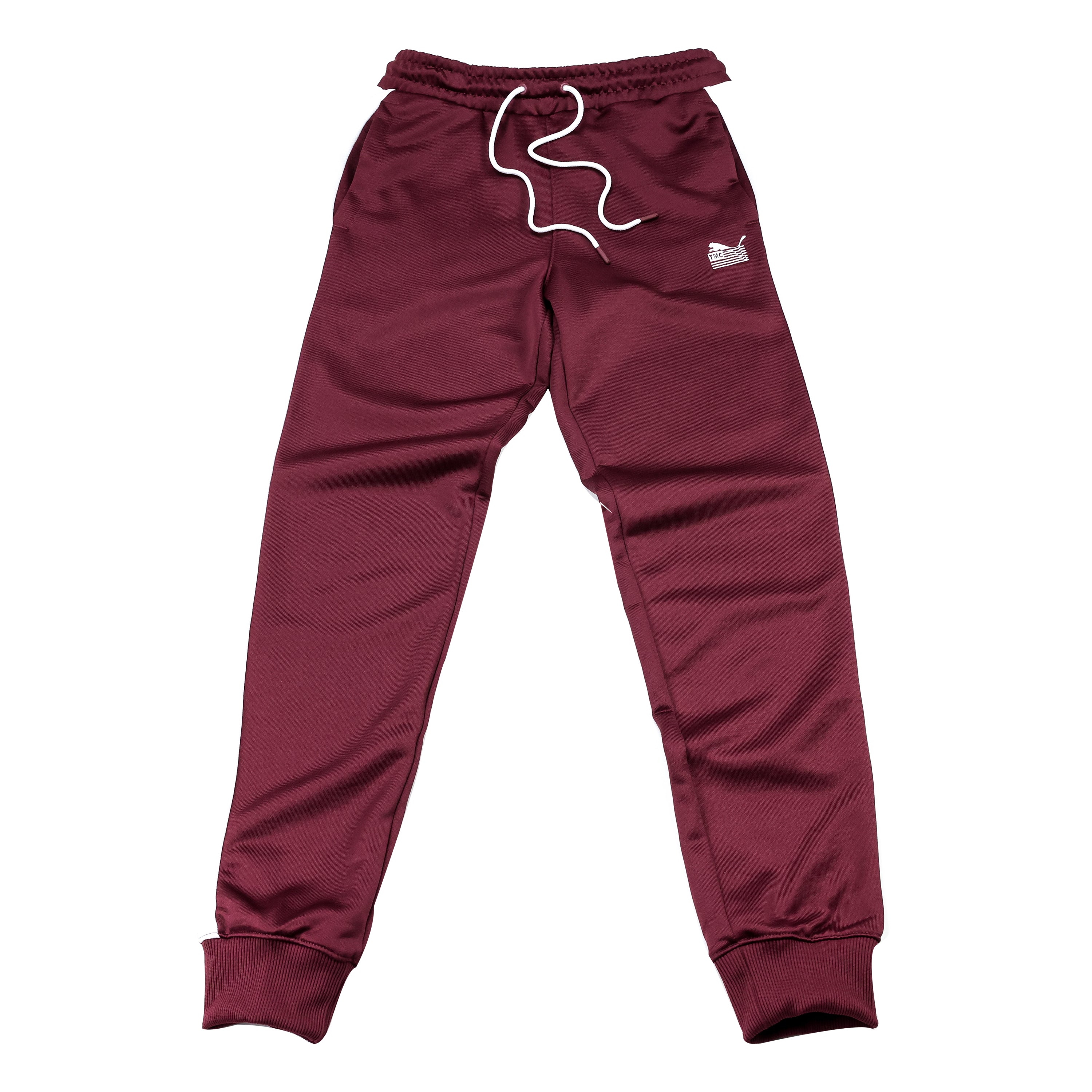 Vs Maroon sweatpants with logo
