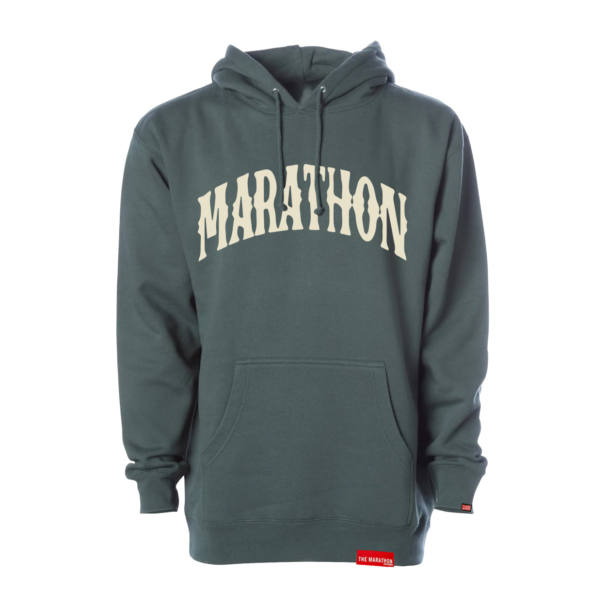 Marathon Vintage Arch Hoodie - Alpine/Cream