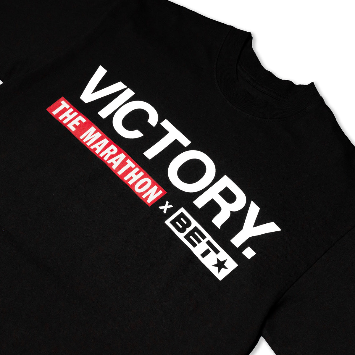 TMC x BET "Victory" T-Shirt - Black - Front Detail 2