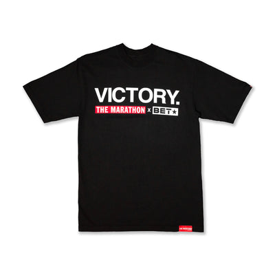TMC x BET "Victory" T-Shirt - Black - Front