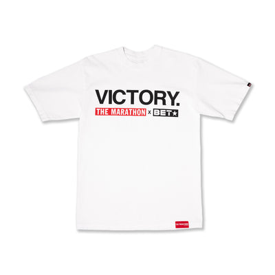 TMC x BET "Victory" T-Shirt - White - Front