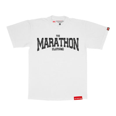 Marathon Clothing Beveled T-Shirt - White