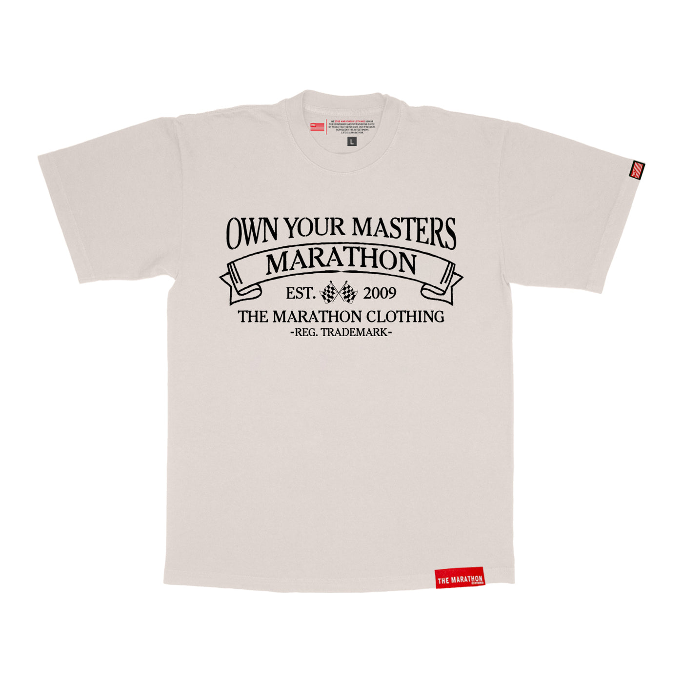 Own Your Masters T-Shirt - Bone/Black