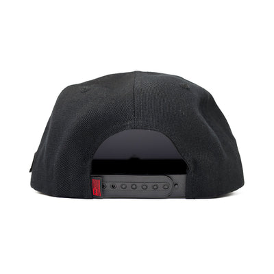 All Money In Limited Edition Snapback - Black/Black - Rear