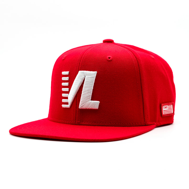 Victory Lap Limited Edition Snapback - Red/White – The Marathon Clothing