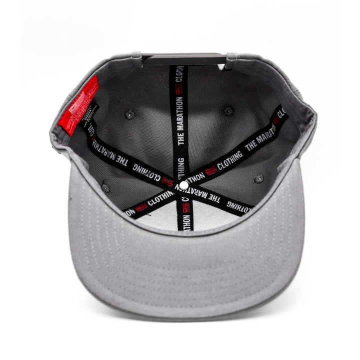 Crenshaw Limited Edition Snapback - Charcoal/White – The Marathon Clothing