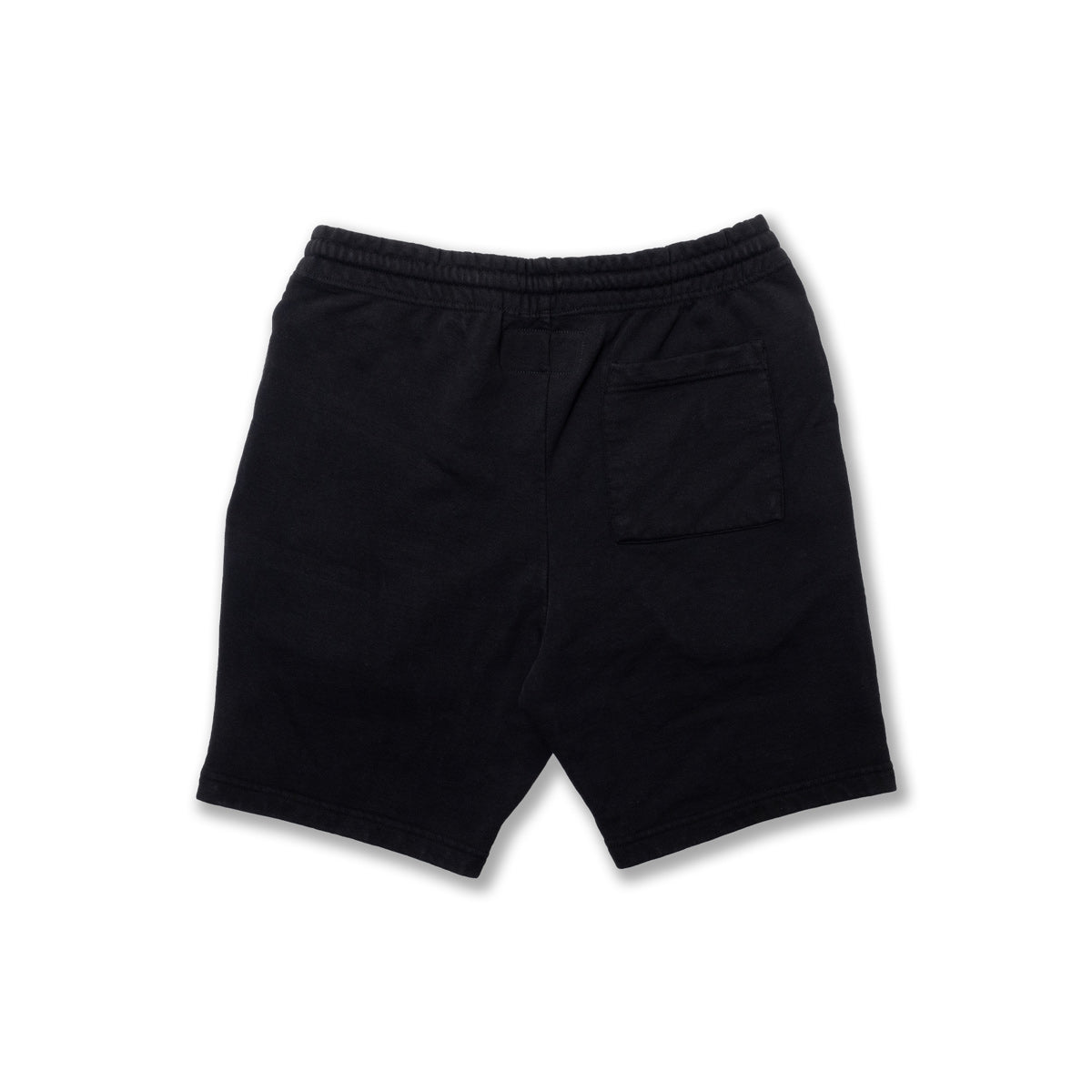 Marathon Classic Script Sweatshorts - Black/White - Back