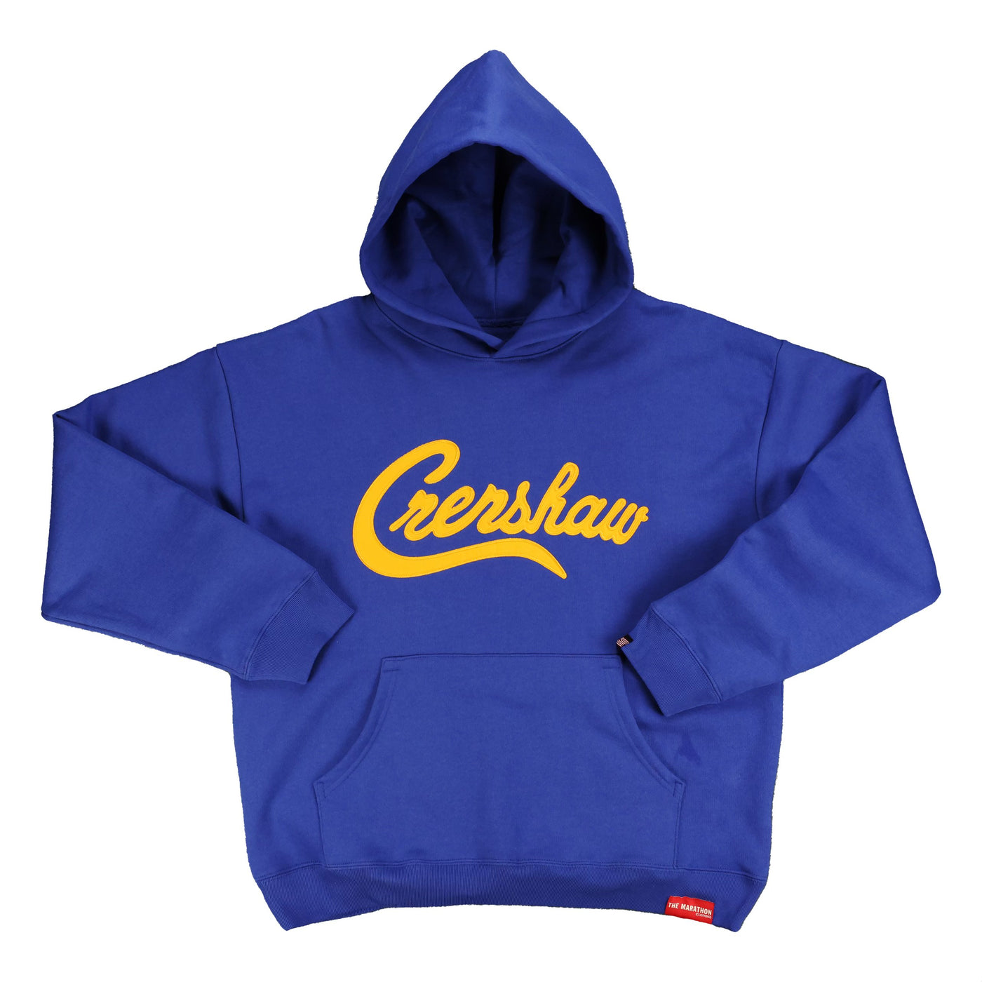 Crenshaw Hoodie - Royal Blue/Gold – The Marathon Clothing