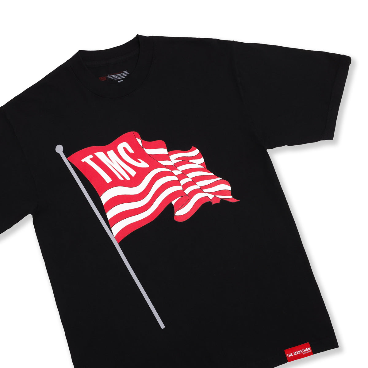 TMC Flag Post T-Shirt - Black - Front Detail