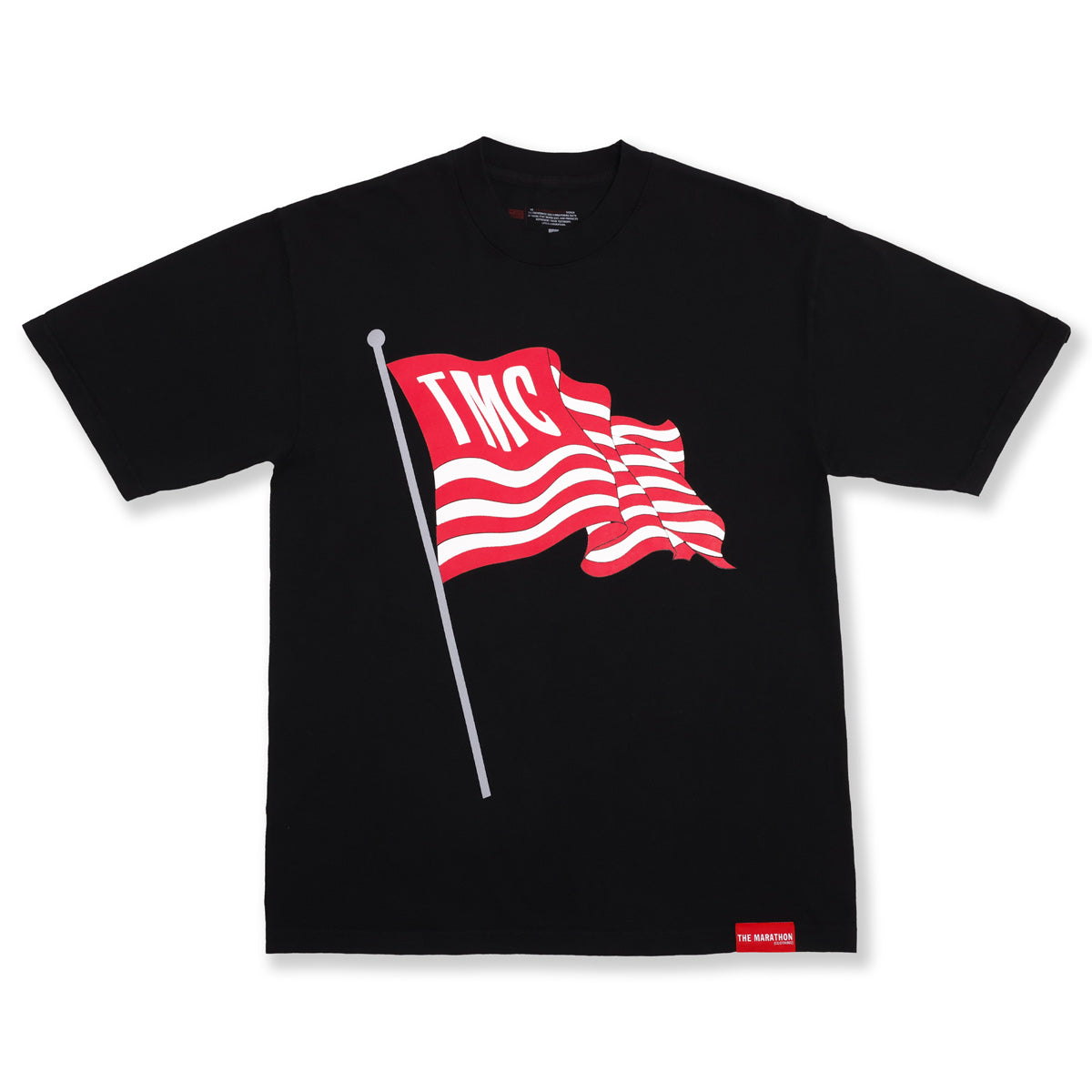 TMC Flag Post T-Shirt - Black - Front