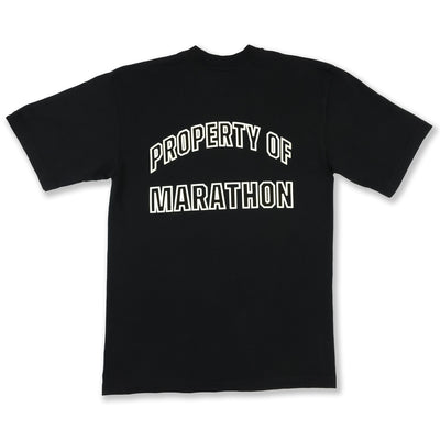 Marathon Globally Respected T-Shirt - Black/Cream - Back