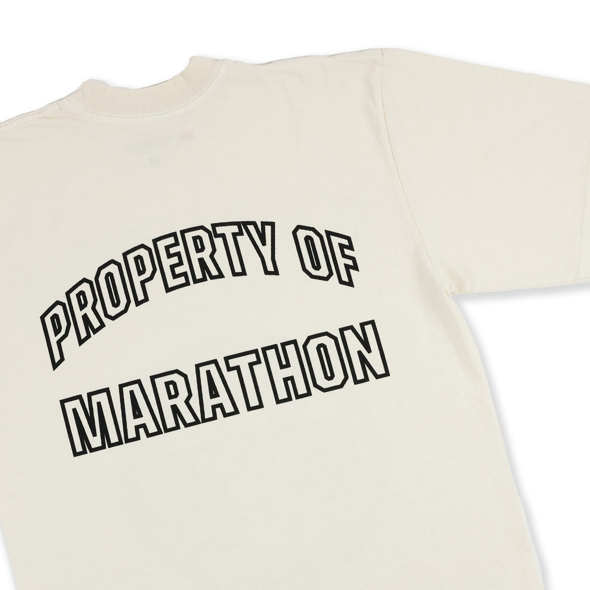 Marathon Globally Respected T-Shirt - Bone/Black - Back