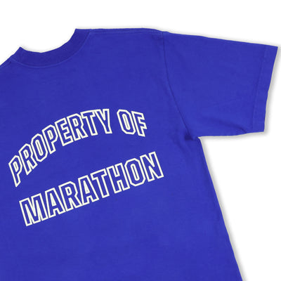 Marathon Globally Respected T-Shirt - Royal/Cream - Back Detail