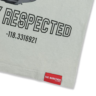 Marathon Globally Respected T-Shirt - Sage/Black - Woven Label