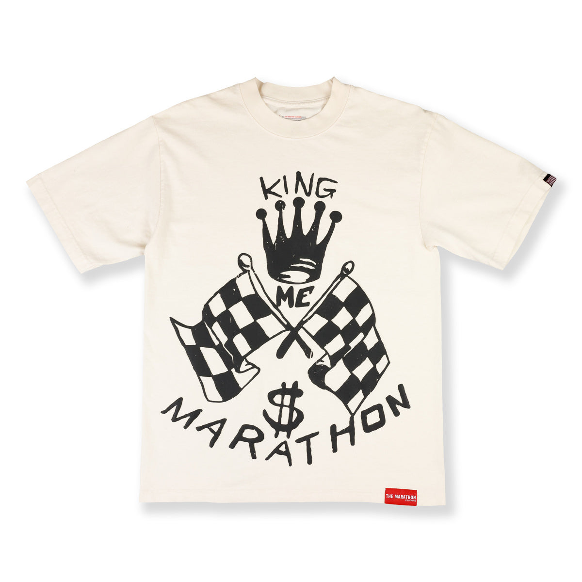 King Me T-Shirt - Bone - Front