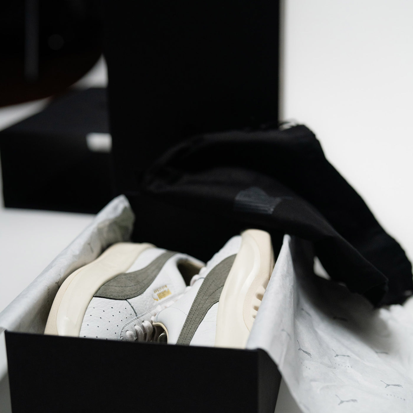 Marathon x Puma Made in Italy GV Special with packaging.