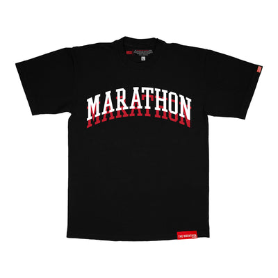 Marathon Double Arch T-Shirt - Black