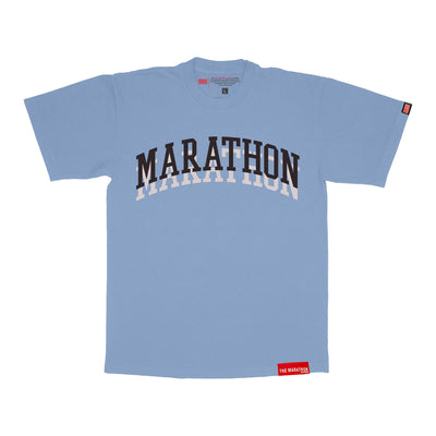 Marathon Double Arch T-Shirt - Powder Blue