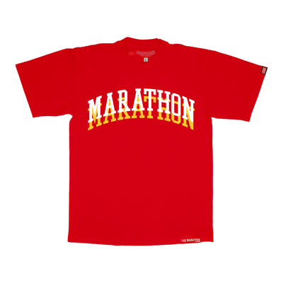 Marathon Double Arch T-Shirt - Red