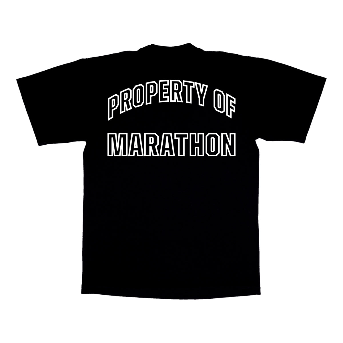 Marathon Globally Respected T-Shirt - Black/Cream - Back