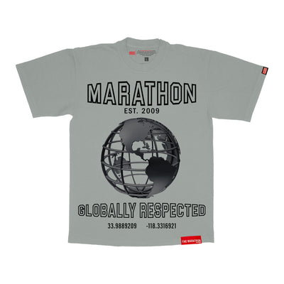 Marathon Globally Respected T-Shirt - Sage/Black - Front