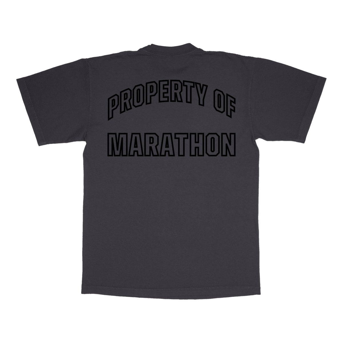 Marathon Globally Respected T-Shirt - Vintage Black/Black - Back