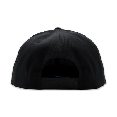 Marathon Origin Patch Snapback - Black/Black/White - Back