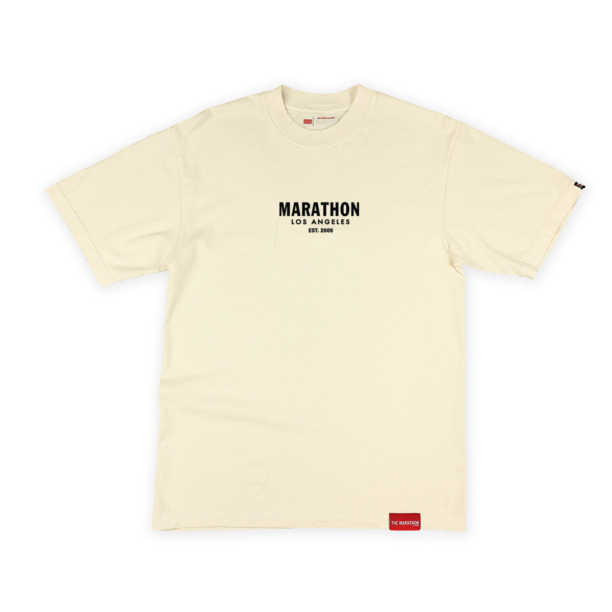 Marathon Origin T-Shirt - Cream/Black