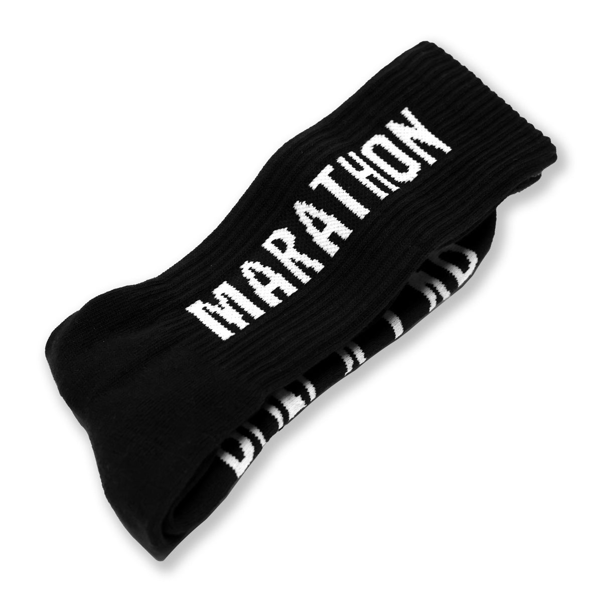 Marathon Socks - Black/White