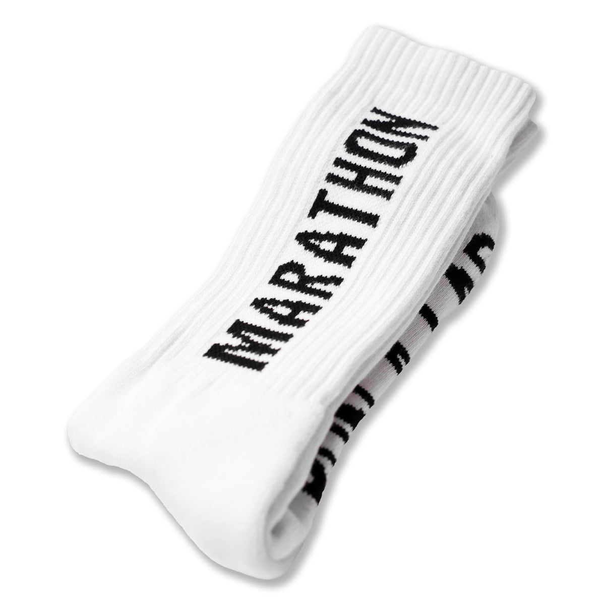 Marathon Socks - White/Black