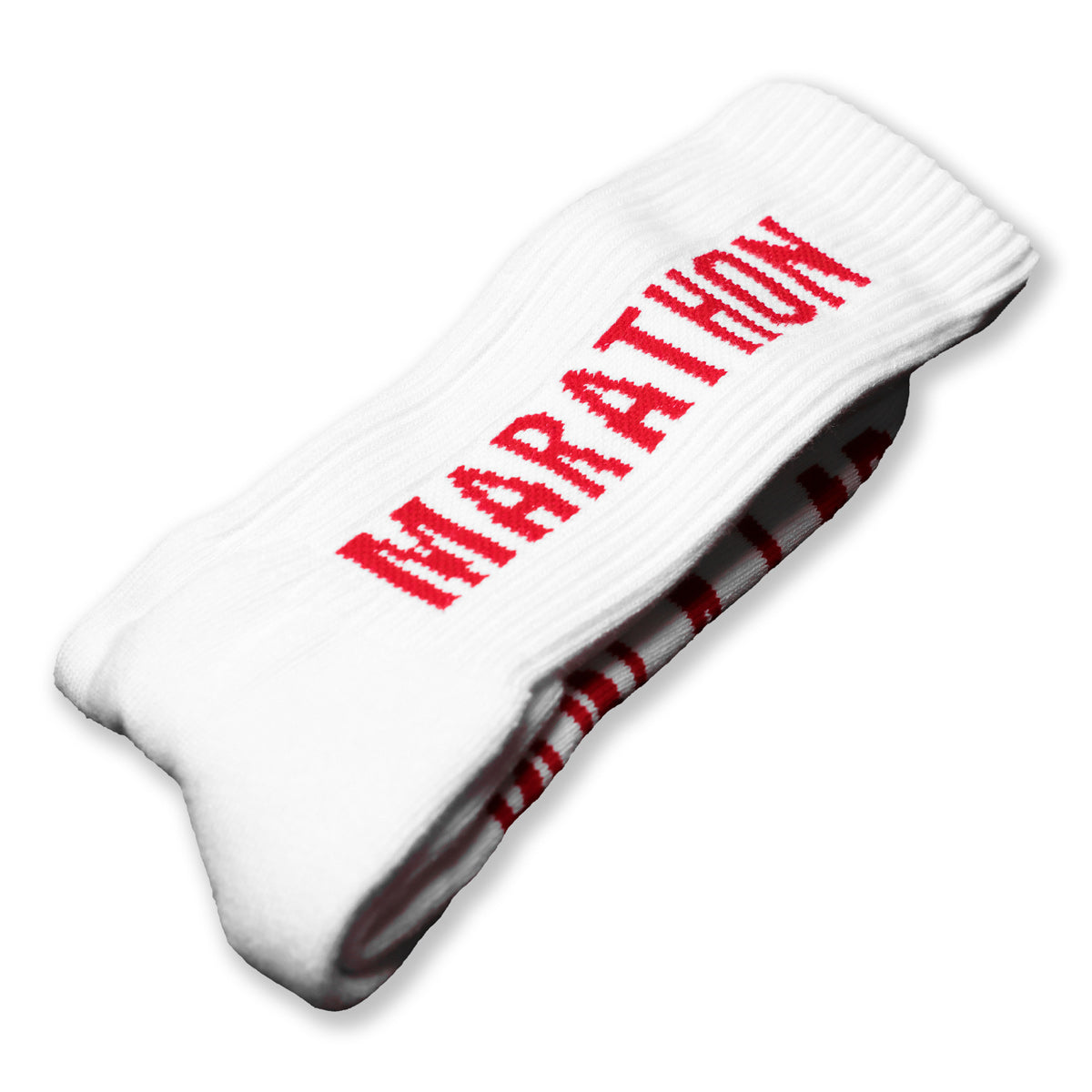 Marathon Socks - White/Red