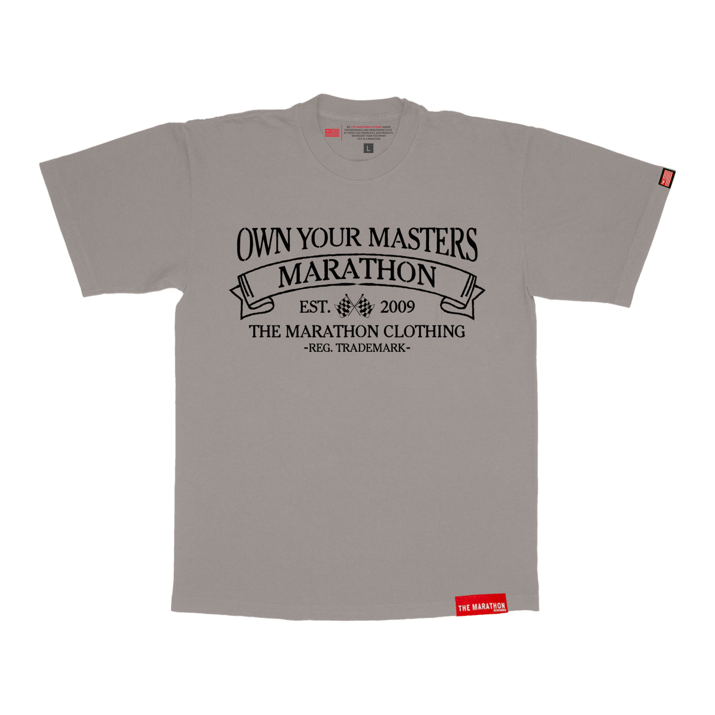 Own Your Masters T-Shirt - Mocha Grey/Black