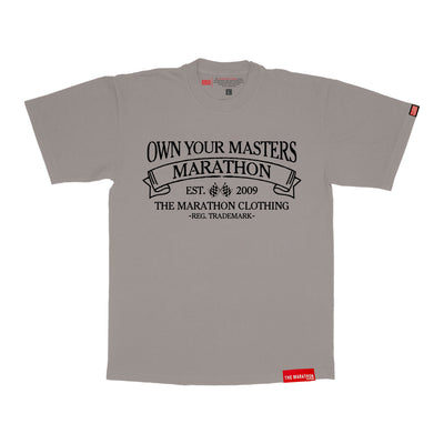 Own Your Masters T-Shirt - Mocha Grey/Black