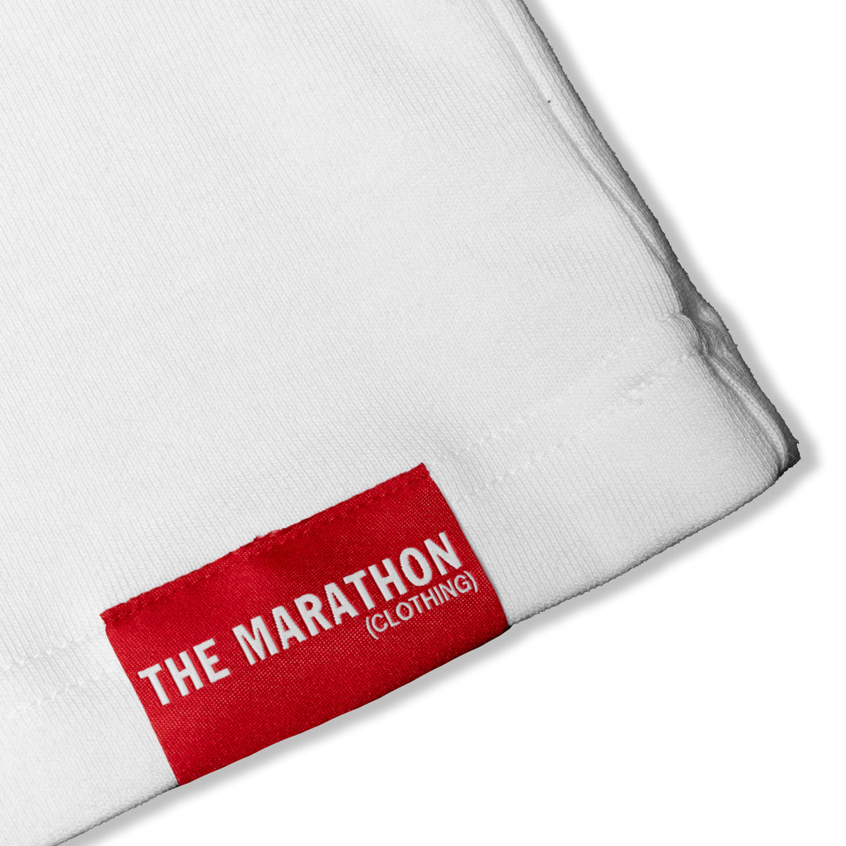 Marathon Origin Patch T-Shirt - White/Black - Woven Label
