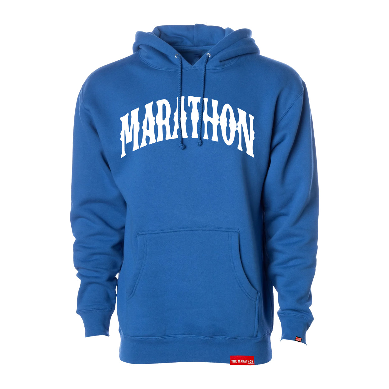 Marathon Vintage Arch Hoodie - Royal/White