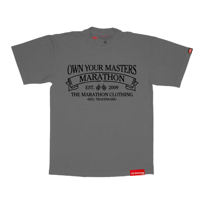 Own Your Masters T-Shirt - Slate Grey/Black