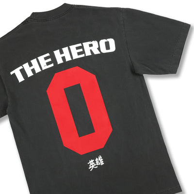 TMC x Tajh Ariza "The Hero" T-Shirt - Vintage Black - Back Detail.