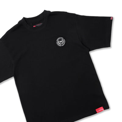 Marathon Established TMC Laurel Embroidered Patch T-Shirt - Black - Angle