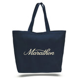 marathon-classic-script-tote-bag-navy-cream