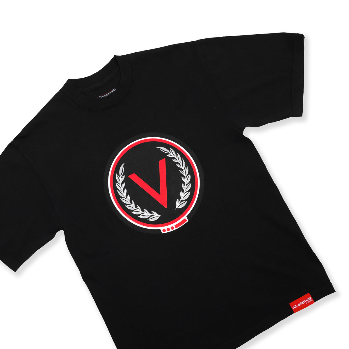 Victory Chip T-Shirt - Black - Front Detail