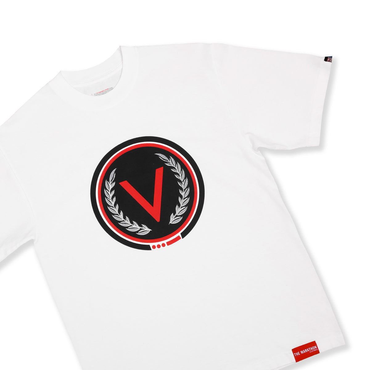 Victory Chip T-Shirt - White - Front Detail