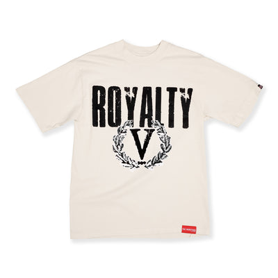 Vintage Royalty T-Shirt - Bone - Front