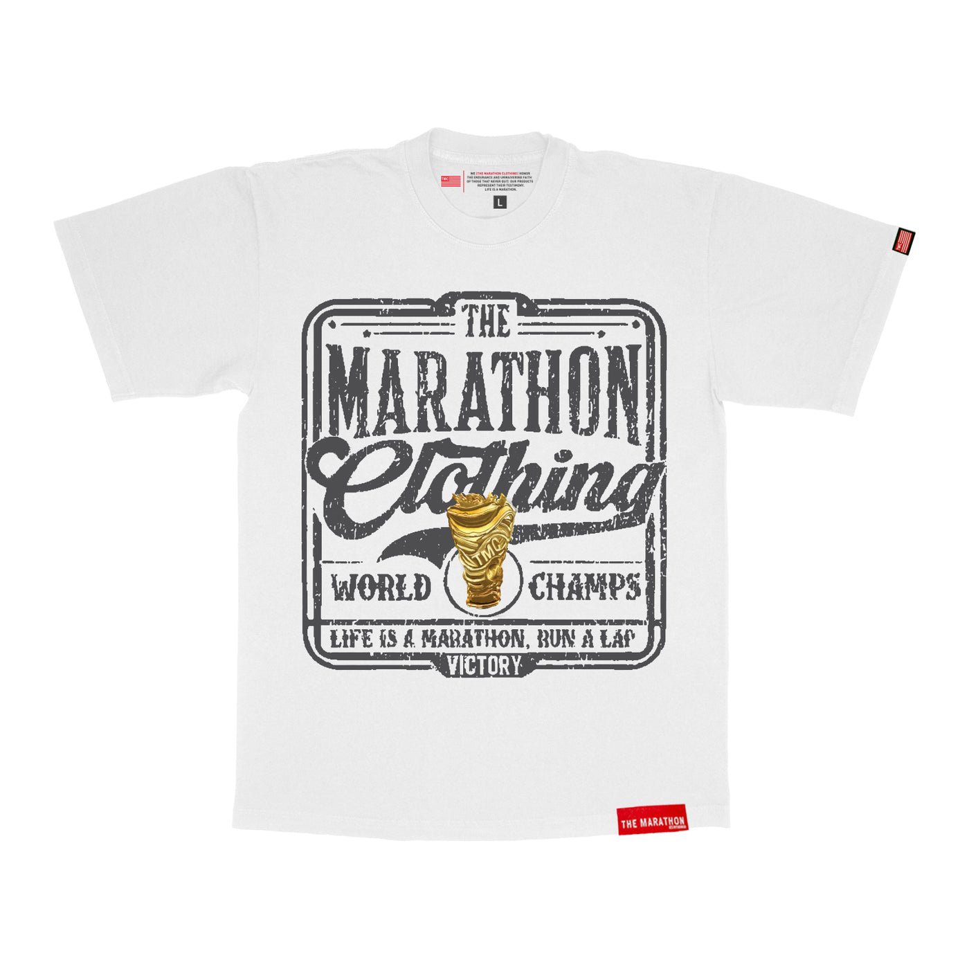 Vintage Marathon World Champs T-Shirt - White