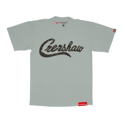 Vintage Crenshaw T-Shirt - Aqua Grey/Black