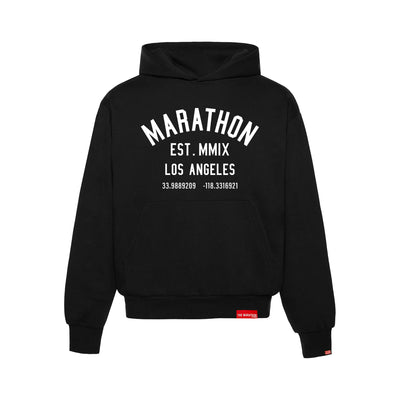 Marathon Classic Hoodie - Black/White