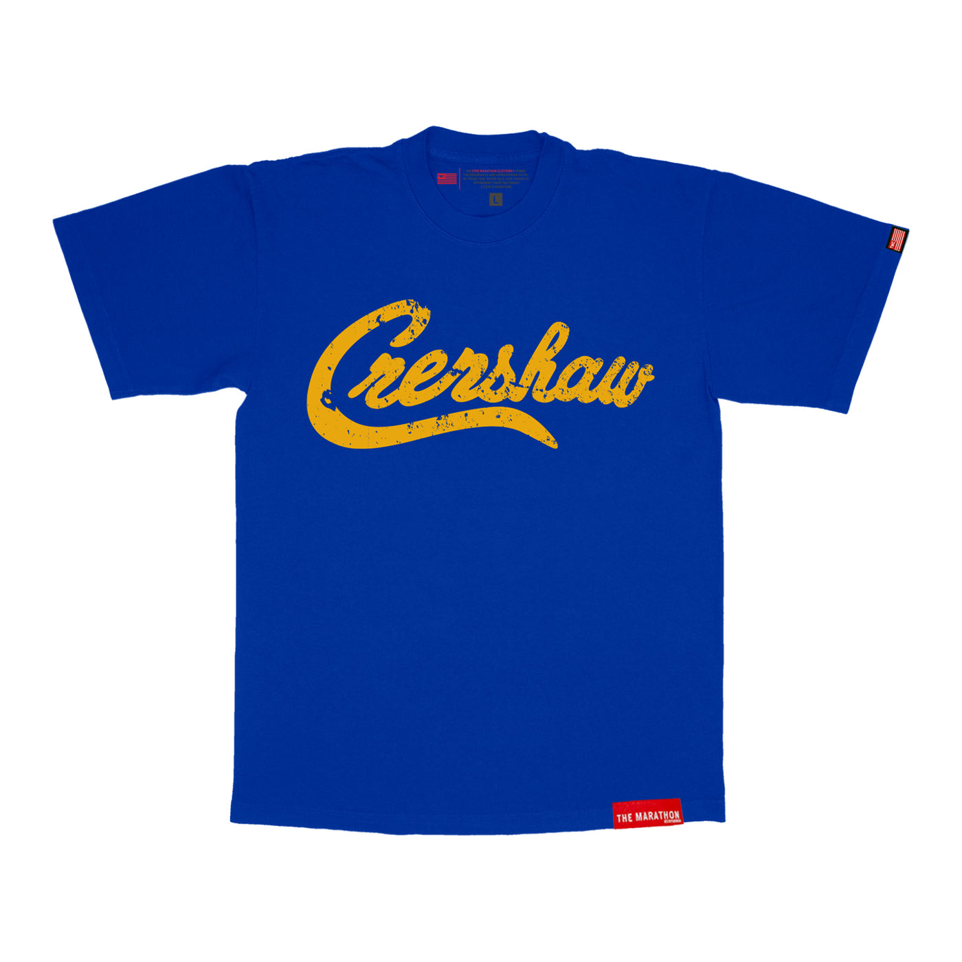 Vintage Crenshaw T-Shirt - Royal Blue/Sports Gold