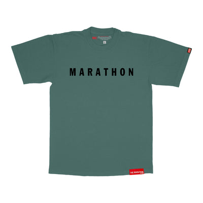 Marathon Hero T-Shirt - Sage Green/Black