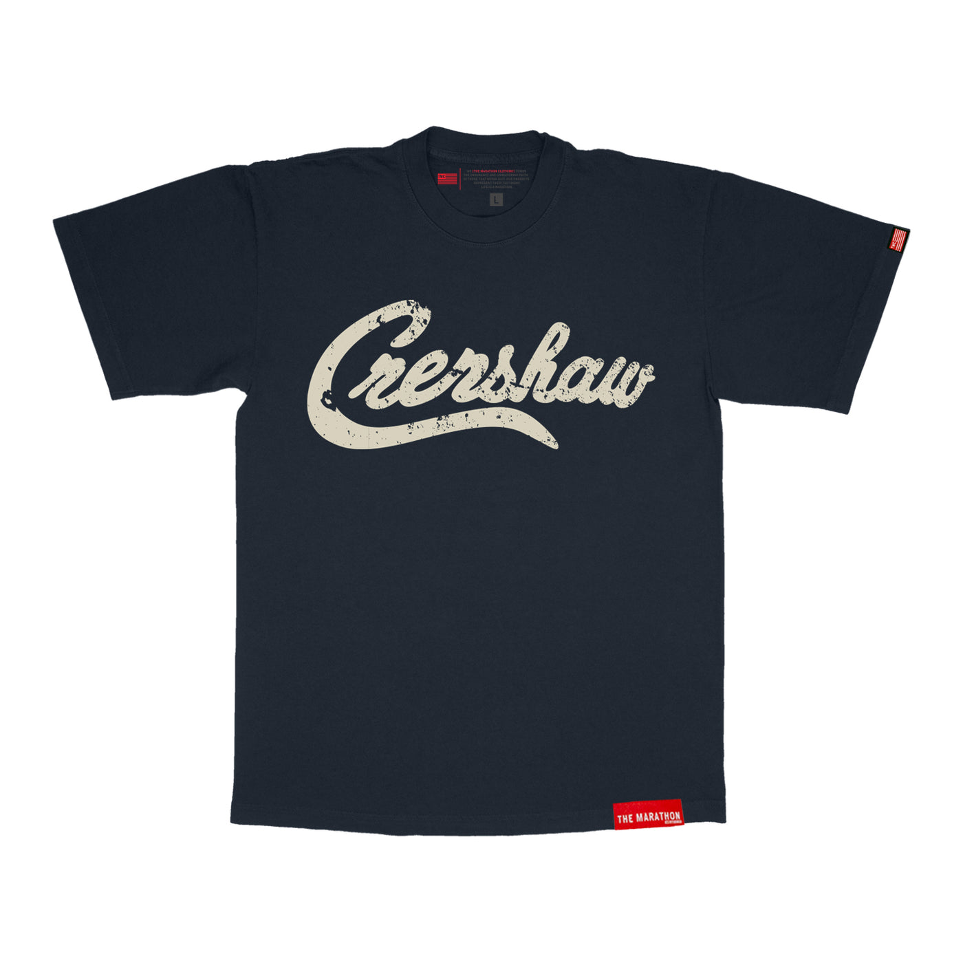 Vintage Crenshaw T-Shirt - Silhouette/Cream