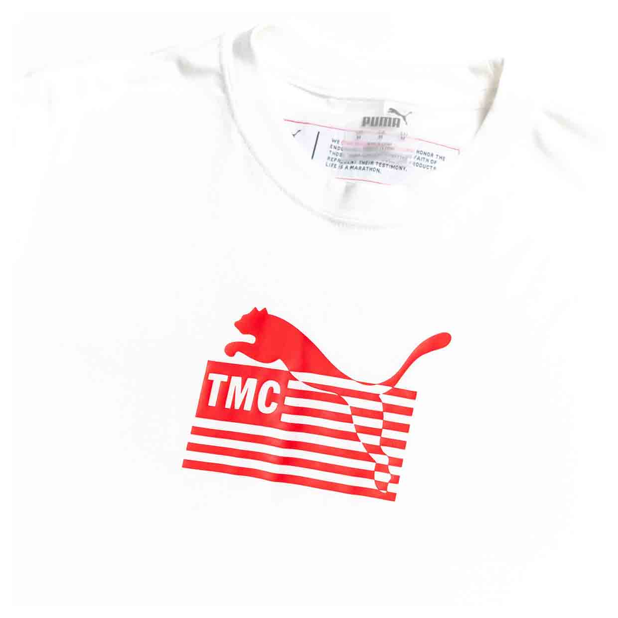x Clothing Marathon Puma White/Red T-shirt The – - TMC